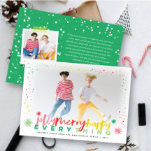 Colorful Jolly Joyeux Tout Joyeux Vacances