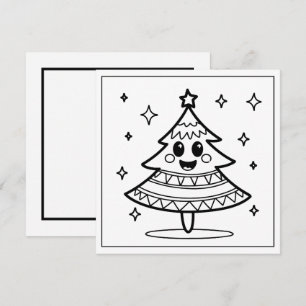 Cartes Pour Fêtes Annuelles Coloriage de Noël festif