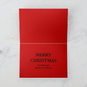 Cartes Pour Fêtes Annuelles Combinaison père Noël (Intérieur)