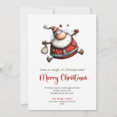 Cartes Pour Fêtes Annuelles Come on laugh it’s Christmas time Card (Devant)