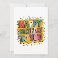 Comic Burst Joyeux Anniversaire