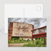 Cartes Pour Fêtes Annuelles Commande abandonnée dans la salle de cinéma (Devant / Derrière)