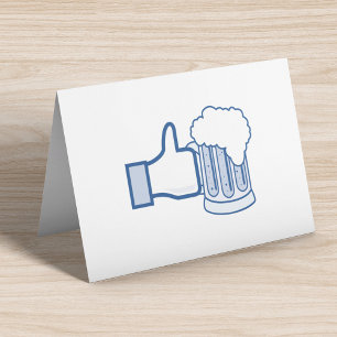 Cartes Pour Fêtes Annuelles Comme la bière