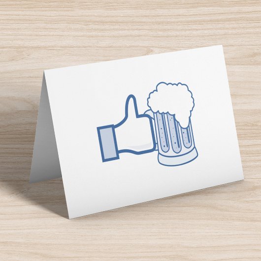 Cartes Pour Fêtes Annuelles Comme la bière