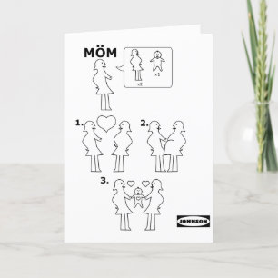 Cartes Pour Fêtes Annuelles Comment assembler une maman gay Fiche d'instructio