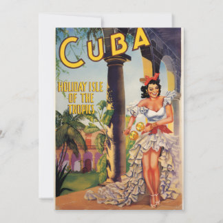 Cartes Pour Fêtes Annuelles Commission Touristique Vintage Cuba Tropiques Voya