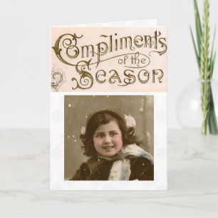 Cartes Pour Fêtes Annuelles Compliments de la saison no2