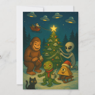 Cartes Pour Fêtes Annuelles Complot de Noël drôle