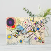 Cartes Pour Fêtes Annuelles Composition 8 par After Wassily Kandinsky (Debout devant)