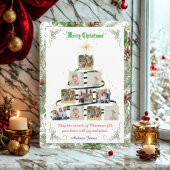 Cartes Pour Fêtes Annuelles Composition de vacances de feuilles de pin rustiqu