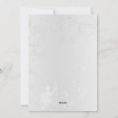 Cartes Pour Fêtes Annuelles Composition des White and Blue Butterflies (Dos)