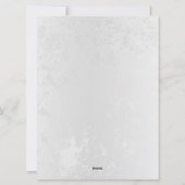 Cartes Pour Fêtes Annuelles Composition des White and Blue Butterflies (Dos)