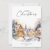 Cartes Pour Fêtes Annuelles Composition élégante de l'arbre de Noël de Bohême (Devant)