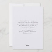 Cartes Pour Fêtes Annuelles Composition élégante de l'arbre de Noël de Bohême (Dos)