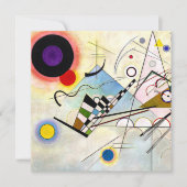 Cartes Pour Fêtes Annuelles Composition Kandinsky 8 (Devant)