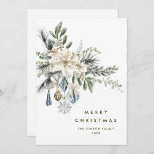 Cartes Pour Fêtes Annuelles Composition minimaliste neutre de Noël de Boho