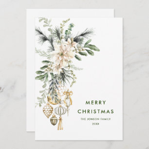 Cartes Pour Fêtes Annuelles Composition minimaliste neutre de Noël de Boho