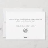 Cartes Pour Fêtes Annuelles Composition moderne de Christmas (Dos)