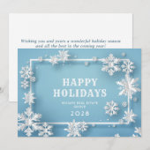 Cartes Pour Fêtes Annuelles Composition moderne de Christmas (Devant / Derrière)