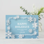 Cartes Pour Fêtes Annuelles Composition moderne de Christmas (Debout devant)