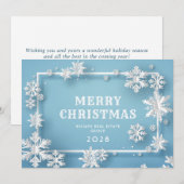 Cartes Pour Fêtes Annuelles Composition moderne de Christmas (Devant / Derrière)