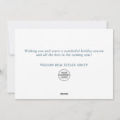 Cartes Pour Fêtes Annuelles Composition moderne de Christmas (Dos)