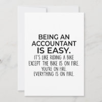 Comptables amusants - Être comptable est facile, c