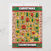 Cartes Pour Fêtes Annuelles Compte à rebours de chien Cavalier Calendrier de l (Devant)