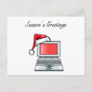 Cartes Pour Fêtes Annuelles Computer Seasons Greetings