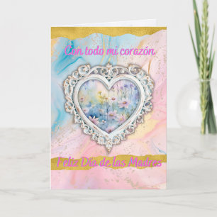 Cartes Pour Fêtes Annuelles Con Todo Mi Corazon Feliz Dia De Las Madres