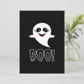 Cartes Pour Fêtes Annuelles Conception classique de Boo Little Halloween (Debout devant)