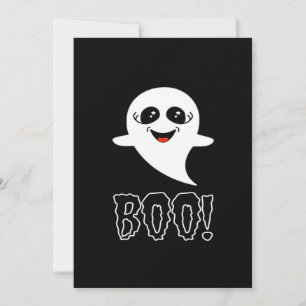 Cartes Pour Fêtes Annuelles Conception classique de Halloween Boo Little