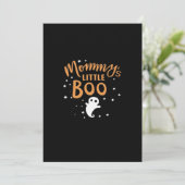Cartes Pour Fêtes Annuelles Conception classique Halloween de petit Boo de Mam (Debout devant)