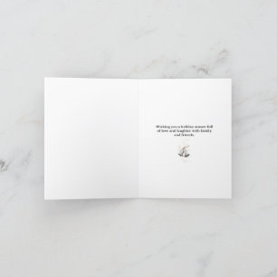 Cartes Pour Fêtes Annuelles Conception d'arbre à feuilles persistantes minimal