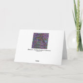 Cartes Pour Fêtes Annuelles Conception de dauphin caché (Dos)