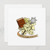 Cartes Pour Fêtes Annuelles Conception de dés de classe (Devant / Derrière)