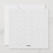 Cartes Pour Fêtes Annuelles Conception de langage trente-deux (Dos)