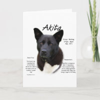 Conception de l'histoire Akita noire