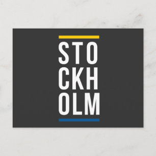 Cartes Pour Fêtes Annuelles conception de logo de la ville de Stockholm