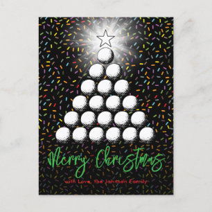 Cartes Pour Fêtes Annuelles Conception de Noël pour la famille de golf