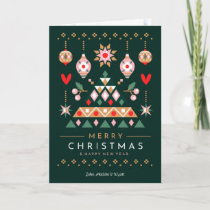 Cartes Pour Fêtes Annuelles Conception de Noël scandinave