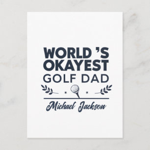 Cartes Pour Fêtes Annuelles Conception de nom personnalisé pour le papa de gol