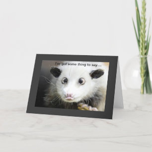 Cartes Pour Fêtes Annuelles Conception de Possum