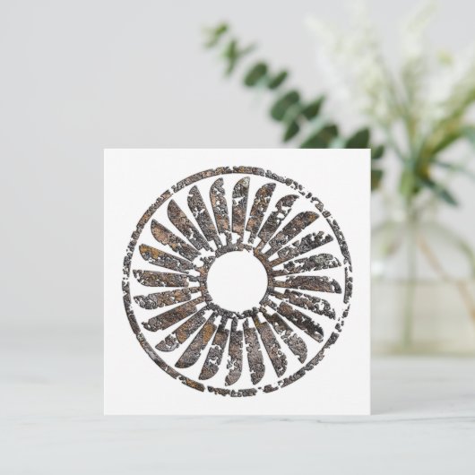 Cartes Pour Fêtes Annuelles Conception de poterie Mimbres (Debout devant)