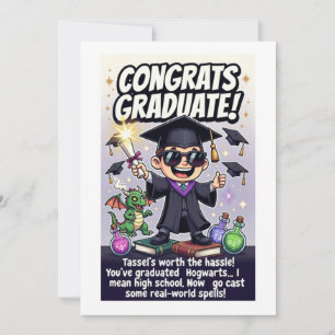 Cartes Pour Fêtes Annuelles Conception de remise de diplômes sur le thème de l