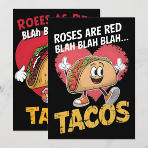 Cartes Pour Fêtes Annuelles Conception de T-Shirt de Taco Drôle pour les Amate