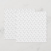 Cartes Pour Fêtes Annuelles Conception Décorative Dix-Neuf (Devant / Derrière)