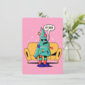 CARTES POUR FÊTES ANNUELLES CONCEPTION D'ILLUSTRATION DE NOËL GRINCHEUX (Debout devant)