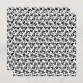 Cartes Pour Fêtes Annuelles Conception florale Vingt et un (Devant / Derrière)