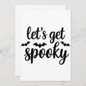 Cartes Pour Fêtes Annuelles Conception Graphique de Chauves-Souris pour Hallow (Devant / Derrière)